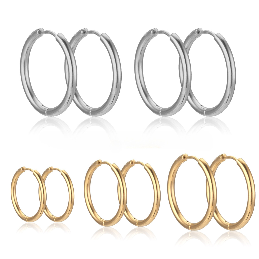 Jewelry Making Materials Wholesale - 8–20 mm mehrere Durchmesser, Größen, goldfarben,