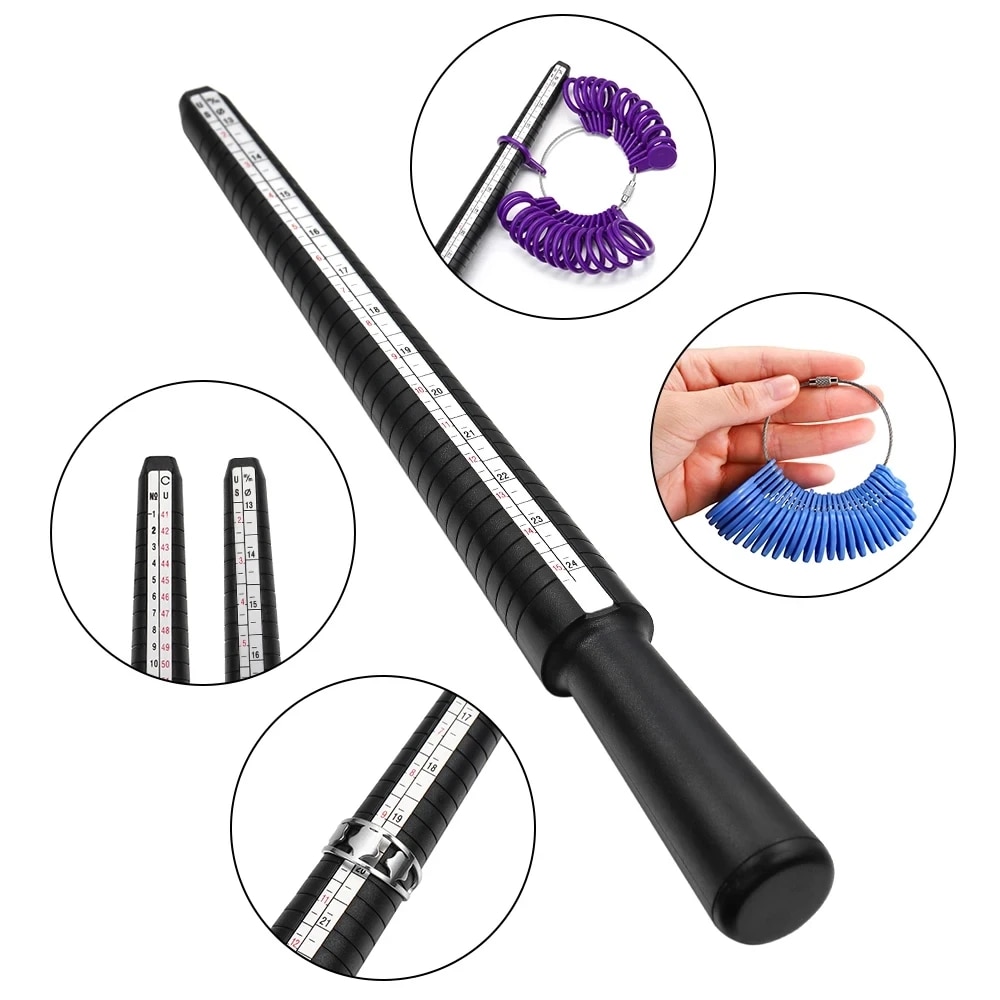Jewelry Making Uk - Professionelle Schmuckwerkzeuge Ring Gauge Dorn Stick