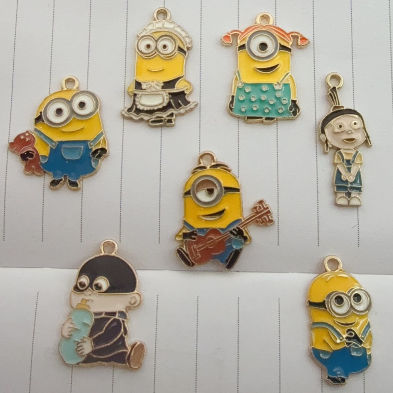 Jewelry Making Party - 10 Stück Cartoon-Anhänger aus Legierung mit