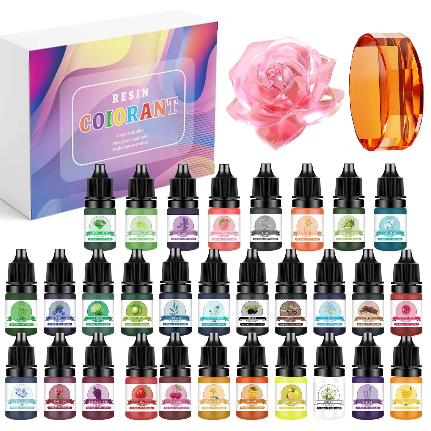 Jewelry Making Online - 30 farben 5 ml Epoxidharz Pigment
