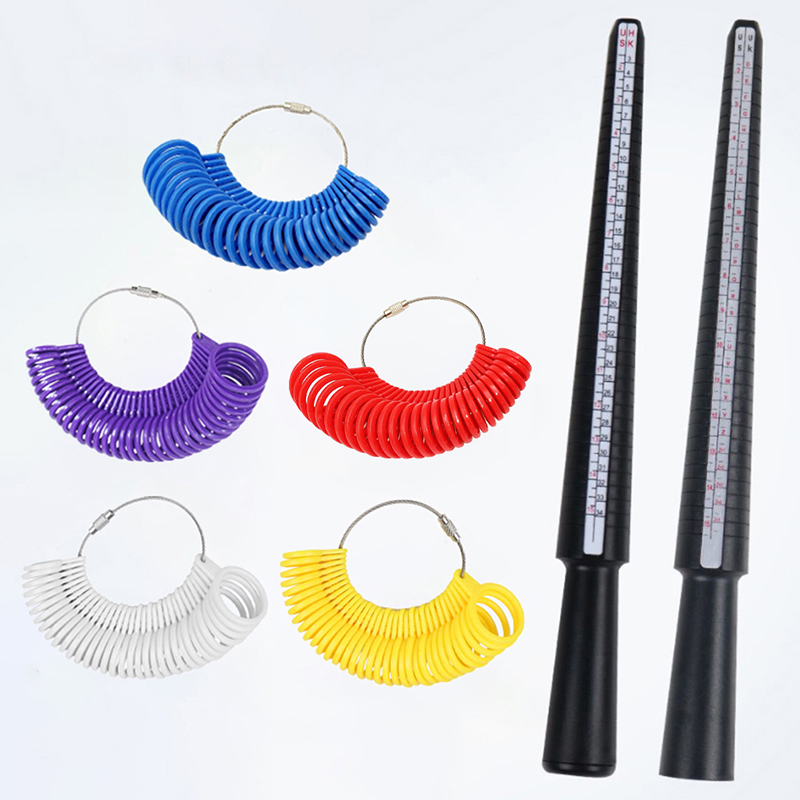 Jewelry Making Uk - KATWAY Professioneller Ringgrößenmesser, Messlehre, Mandrel-Stick, Fingerwerkzeug