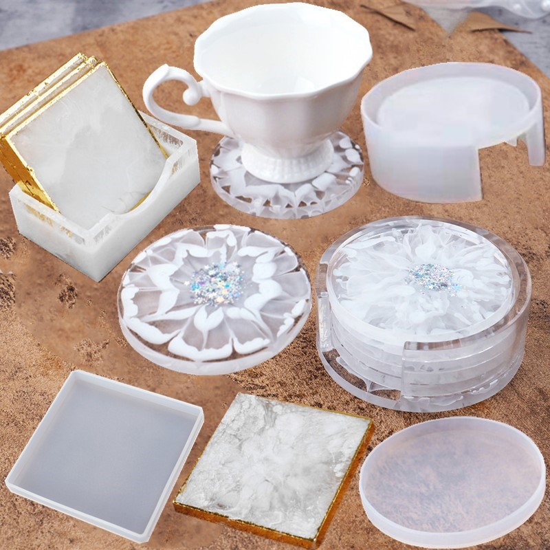 Jewelry Making Techniques - SNASAN Untersetzer-Form aus Silikon, Aufbewahrungsbox-Form, Handgemachtes