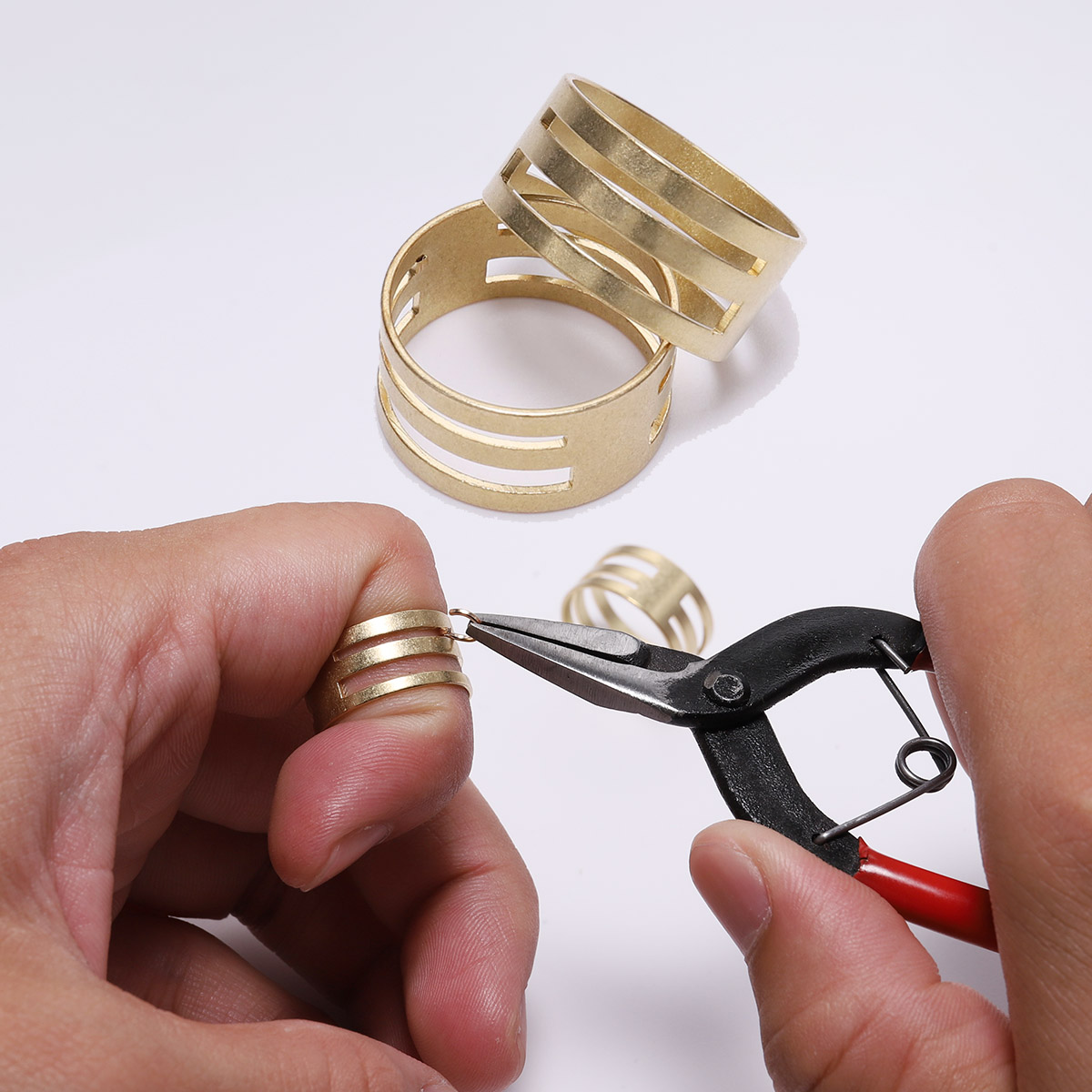 Jewelry Making Rotary Tool - Messing Jump Ring Öffnen Schließen Werkzeuge