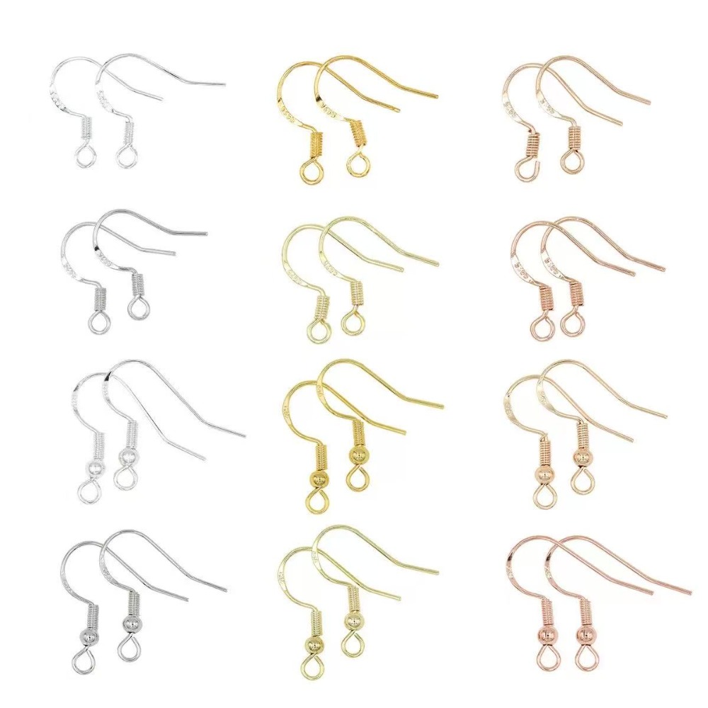 Jewelry Making Gold Wire - Vergoldete Ohrringhaken 100 Stück Ohrhaken-Befestigungen für