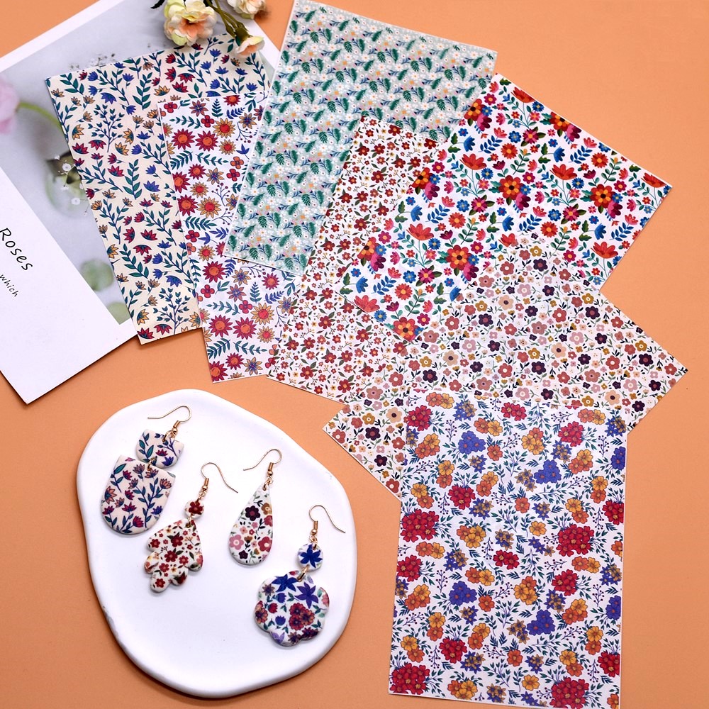 Jewelry Making Tutorial - SNASAN DIY Prächtige Blume Aquarell Transfer