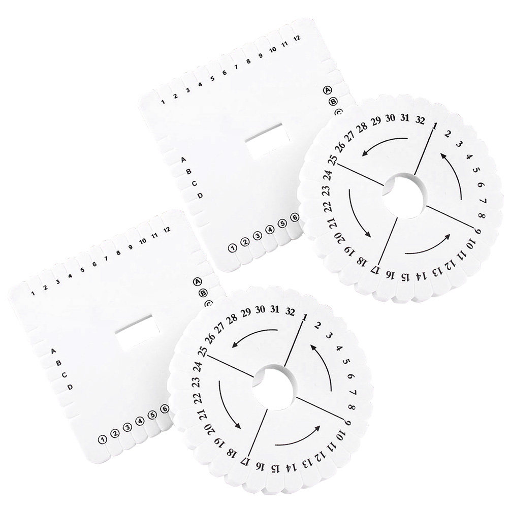 Jewelry Making Board - 4-teiliges Set zum Flechten von Seilen,