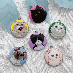 10 Stück Cartoon-Tier-Katzen-E – Jewelry Making Party Bewertung und Preis