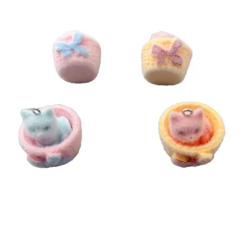 4 Stück 3D-Plüsch-Katzenanhäng – Jewelry Making Party Bewertung und Preis