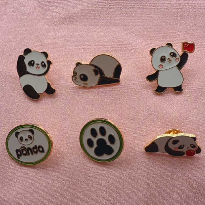 6 Stück Cartoon China Panda Ab – Jewelry Making Party Bewertung und Preis