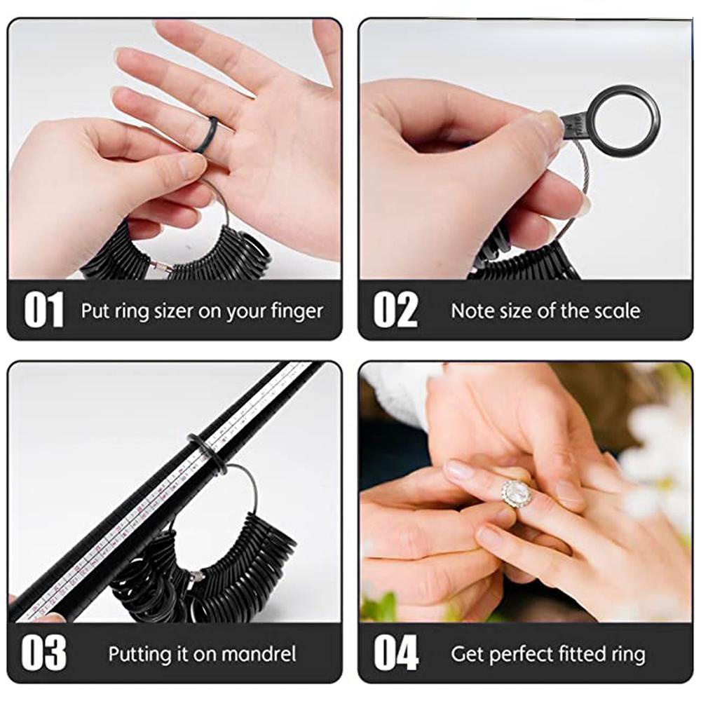 1 Set Ringmessgerät-Set aus Ku – Jewelry Making Uk Bewertung und Preis