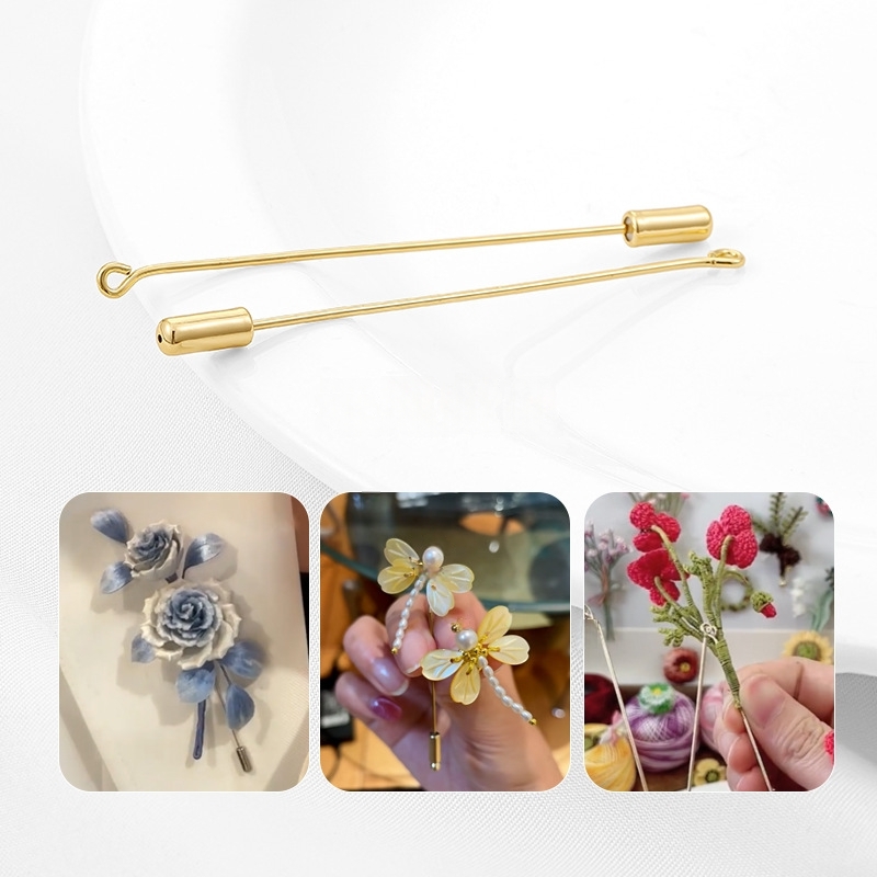 20 Stück Metall-Broschenstifte – Jewelry Making Rivets Bewertung und Preis