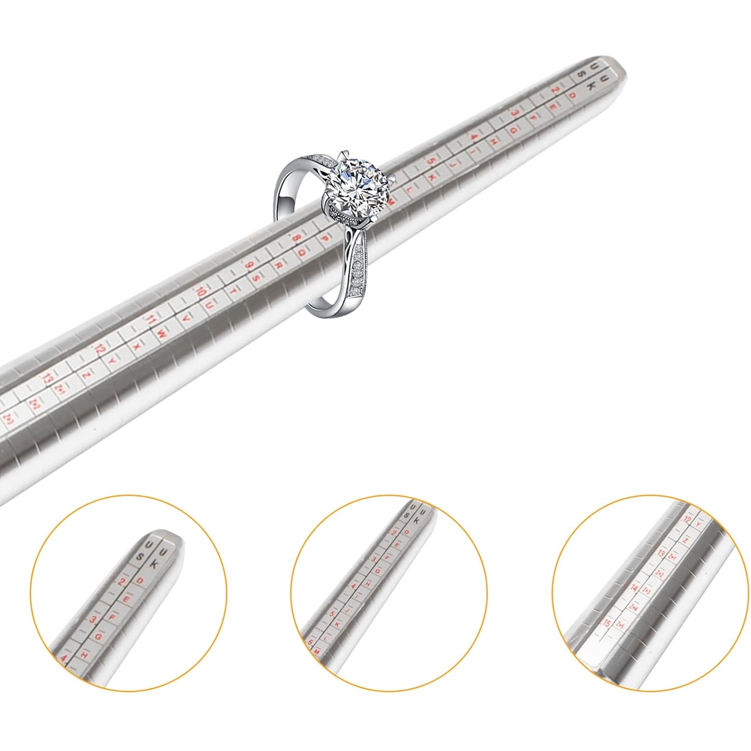 UK-Standard Ringgrößenmesser a – Jewelry Making Uk Bewertung und Preis