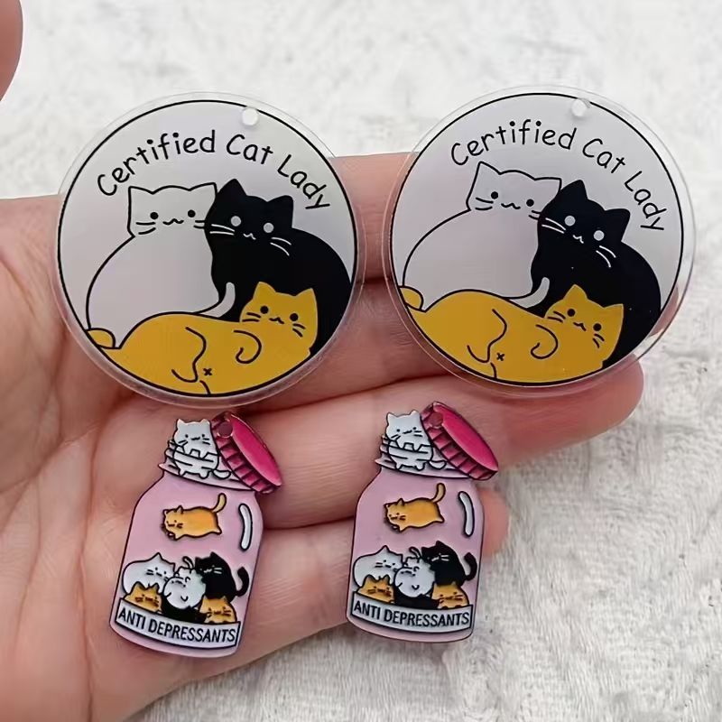 10 Stück niedliche Katzenanhän – Jewelry Making Party Bewertung und Preis