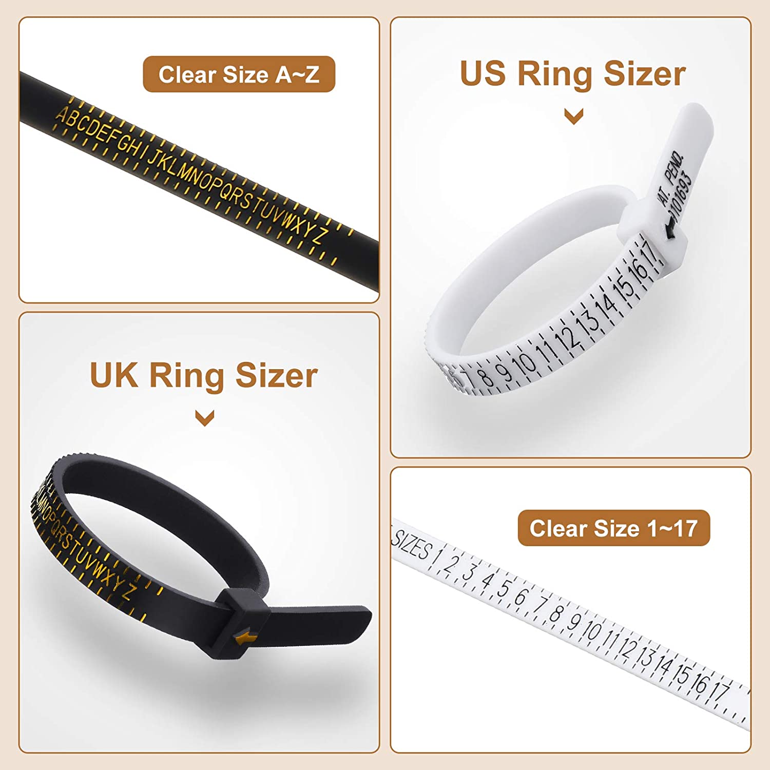 11-teiliges US-UK-Ring-Dorn-Se – Jewelry Making Uk Bewertung und Preis