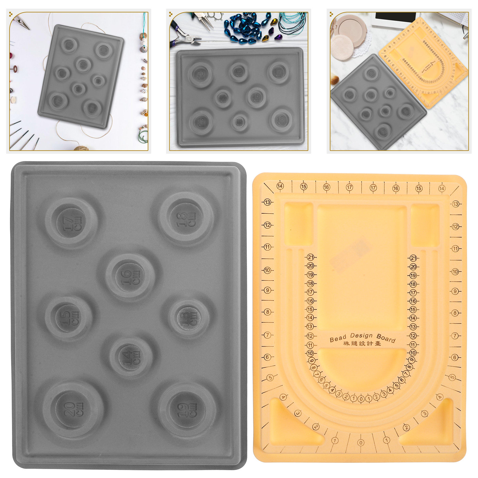 2 Stück Schmuckherstellungs-Pe – Jewelry Making Board Bewertung und Preis