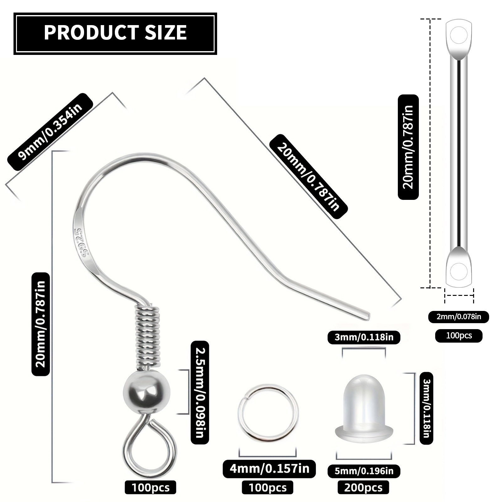 925 Silber/vergoldete Ohrringh – Jewelry Making Kits Bewertung und Preis