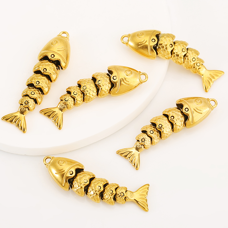 2 Stück Edelstahl-Schwingfisch – Jewelry Making Materials Wholesale Bewertung und Preis