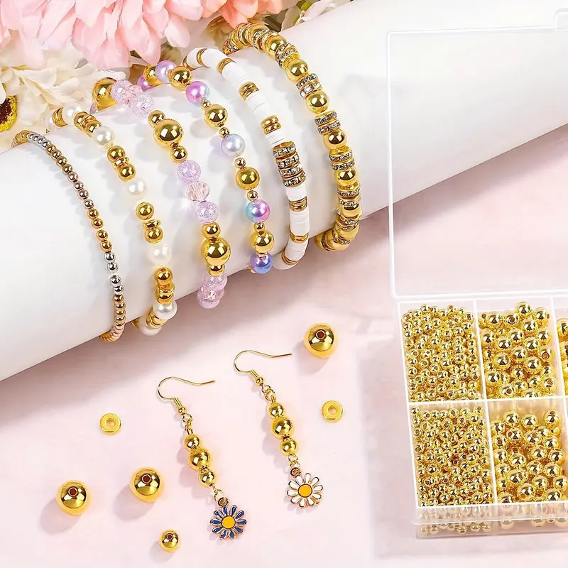 1000 Stück goldene Distanzperl – Jewelry Making Online Bewertung und Preis