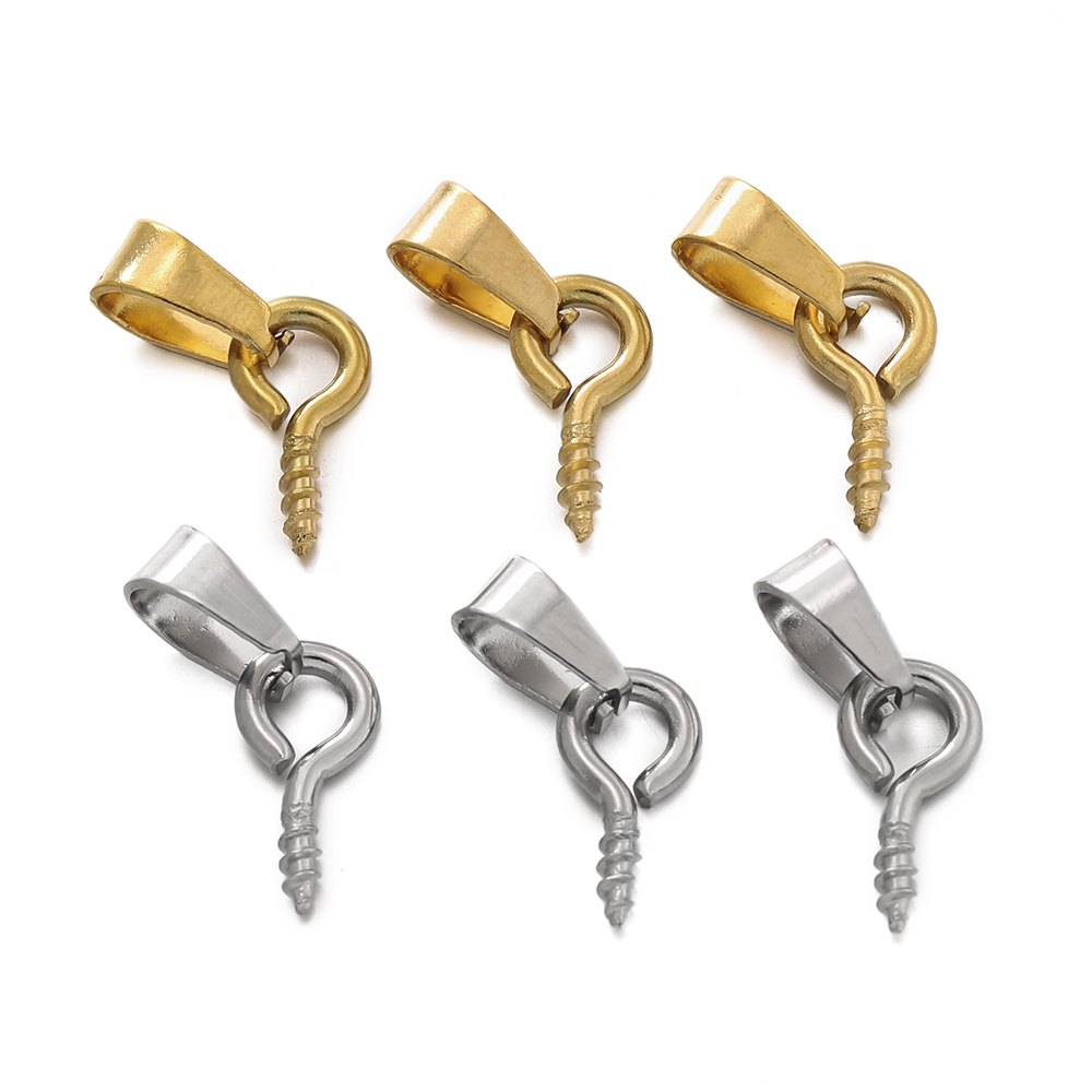 20 Stück Edelstahl-Schraubösen – Jewelry Making Rivets Bewertung und Preis