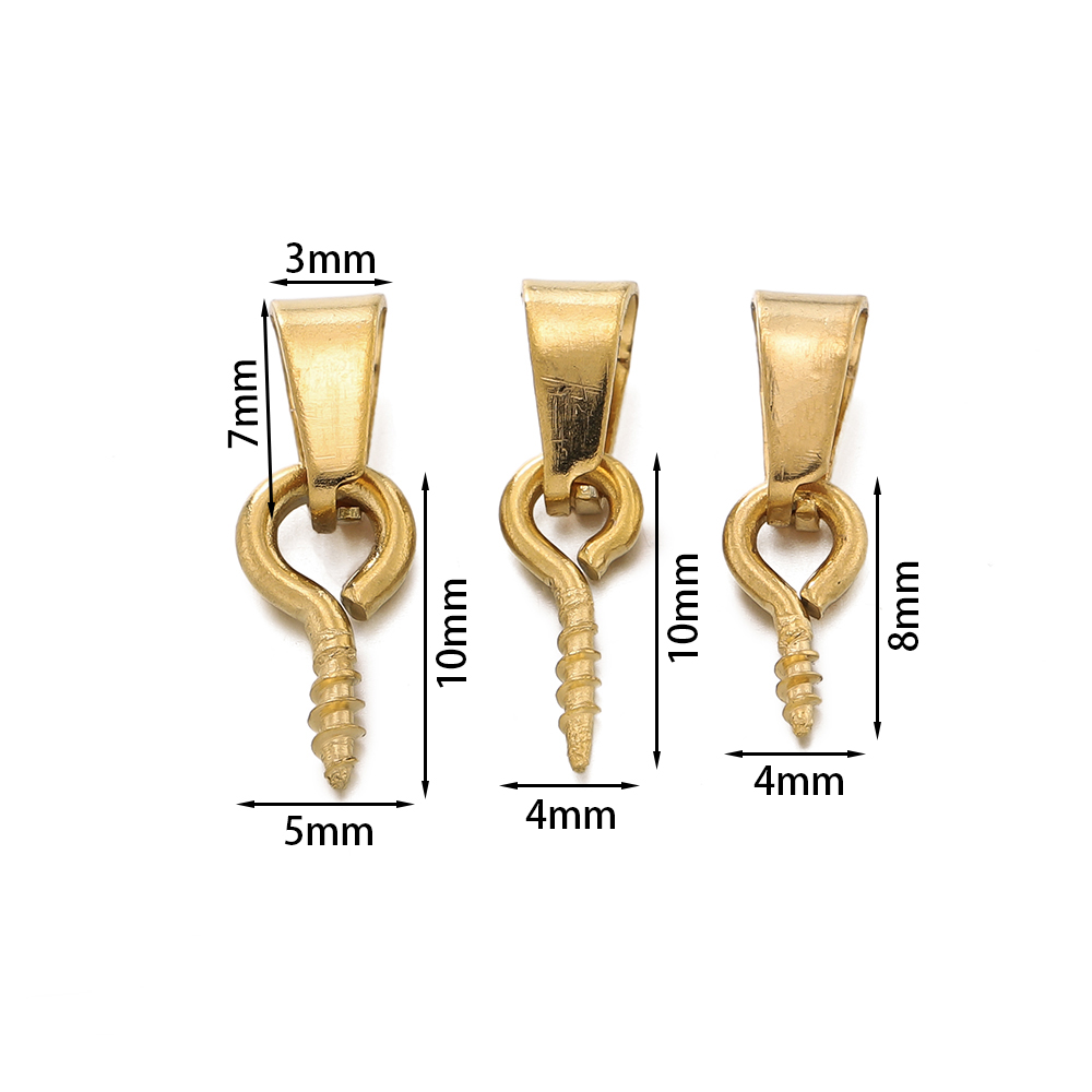 20 Stück Edelstahl-Schraubösen – Jewelry Making Rivets Bewertung und Preis