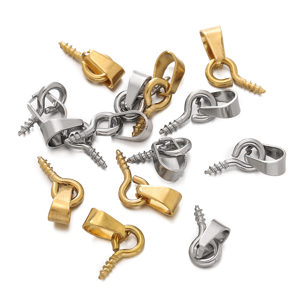 20 Stück Edelstahl-Schraubösen – Jewelry Making Rivets Bewertung und Preis