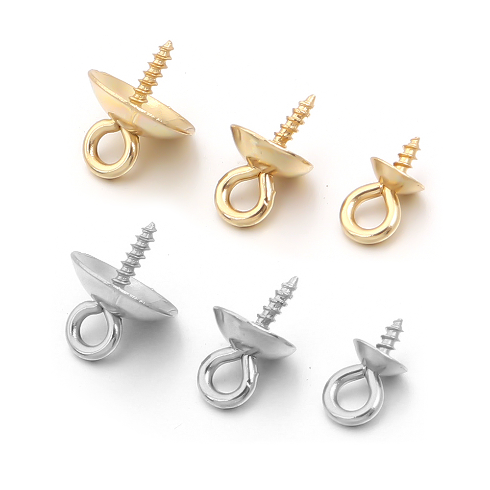 20 Stück Edelstahl-Schraubösen – Jewelry Making Rivets Bewertung und Preis