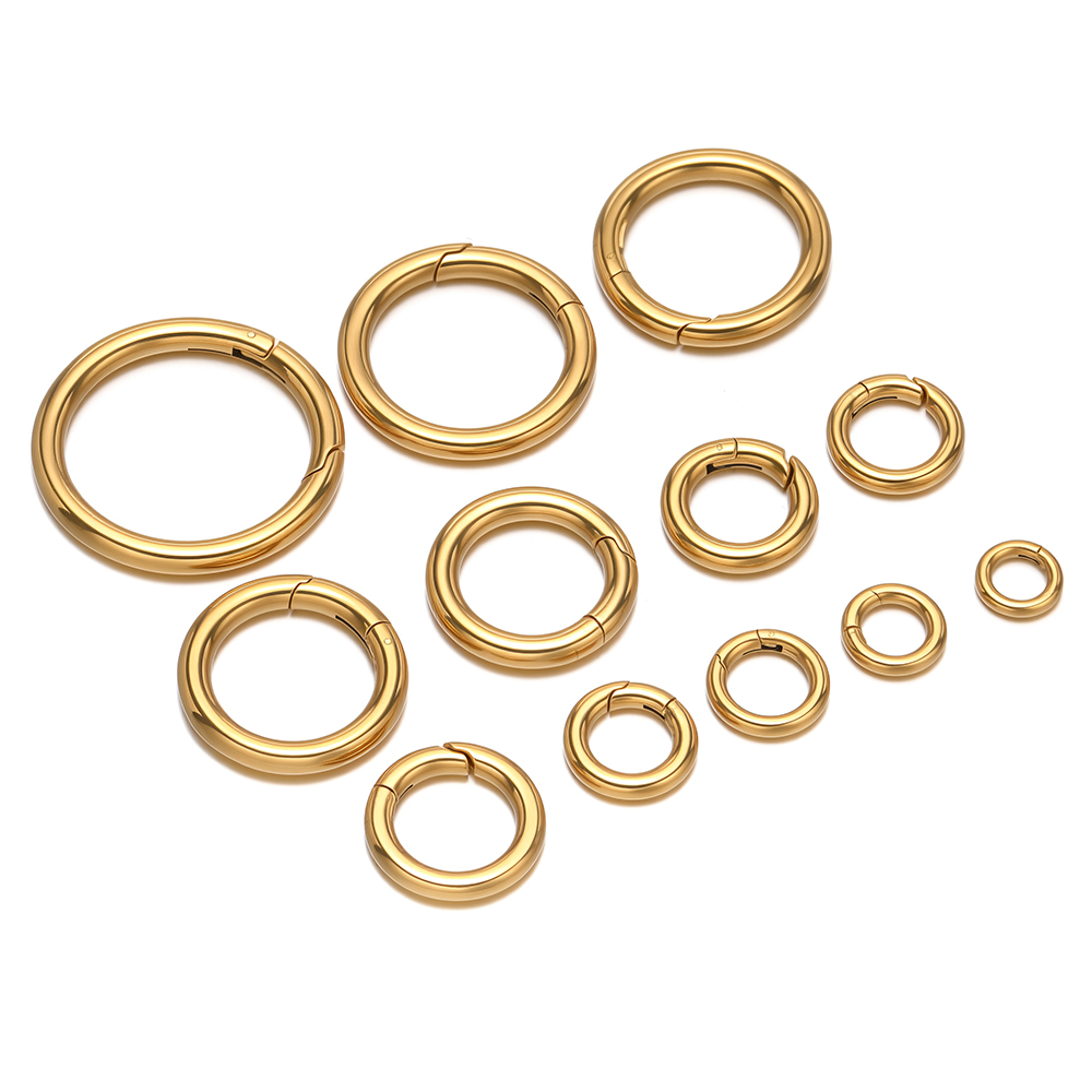 2 Teile/los Runde Federverschl – Jewelry Making Materials Bewertung und Preis