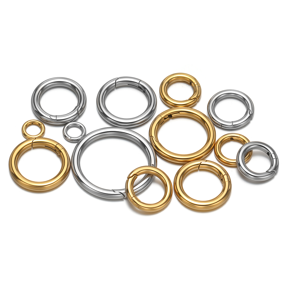 2 Teile/los Runde Federverschl – Jewelry Making Materials Bewertung und Preis