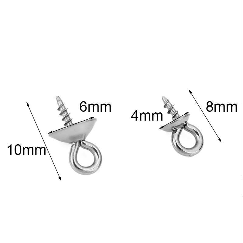 20 Stück Edelstahl-Perlenanhän – Jewelry Making Rivets Bewertung und Preis