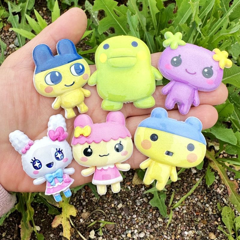 45mm Cartoon-Tamagotchi doppel – Jewelry Making Materials Bewertung und Preis