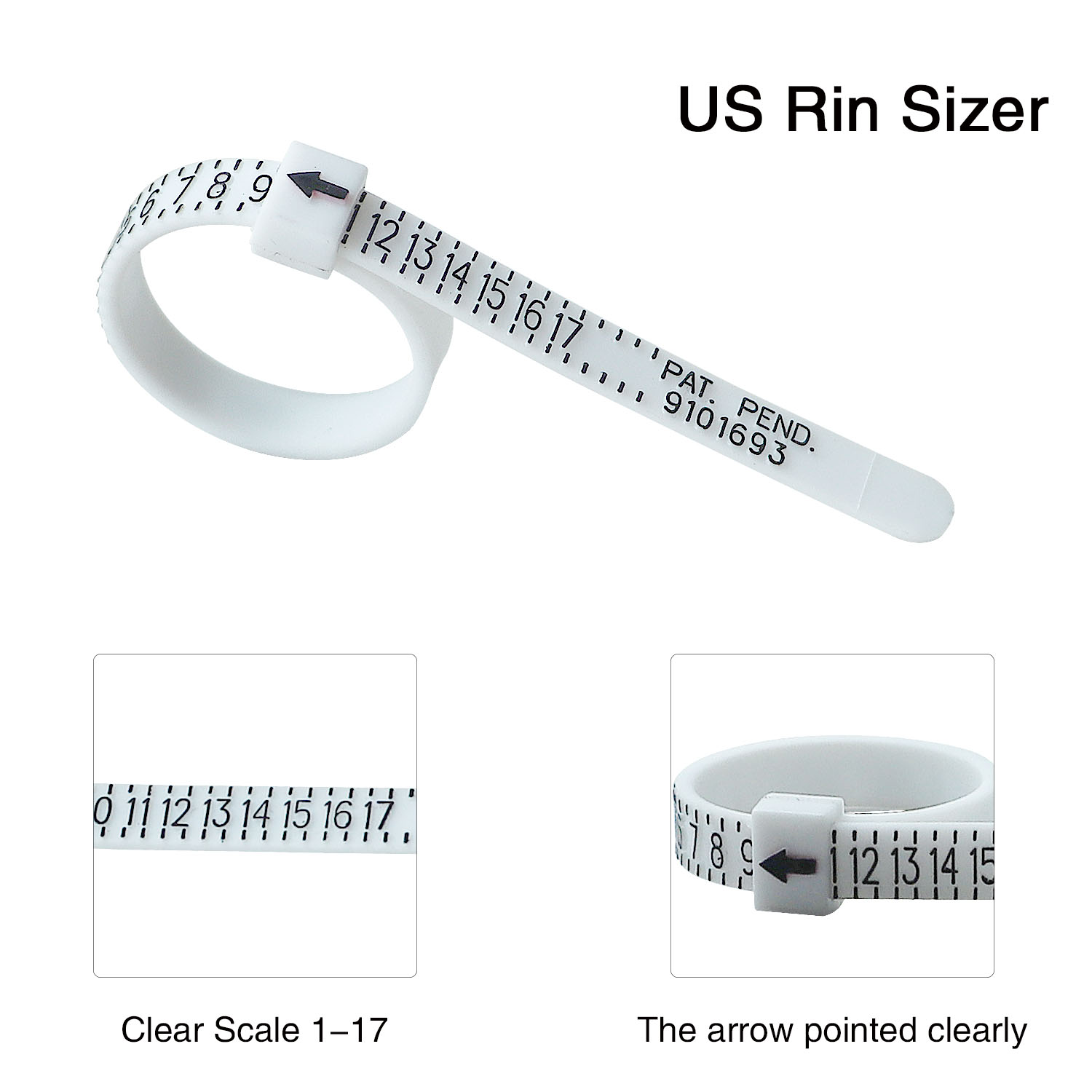 US/UK/EU/HK/JP Ring Sizer Fing – Jewelry Making Uk Bewertung und Preis