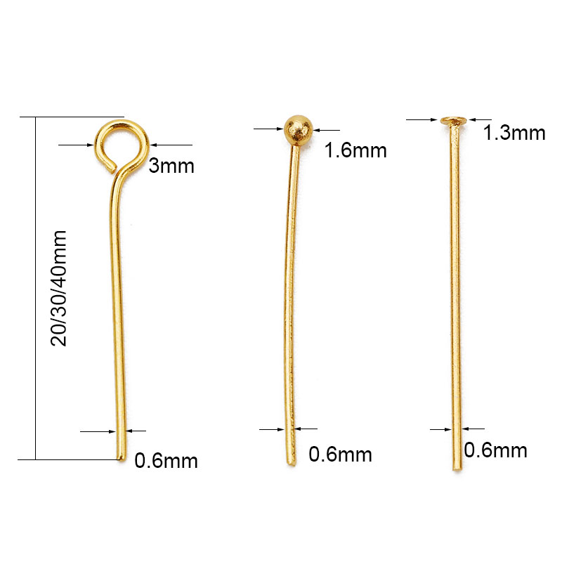 100 Stück Edelstahl-Kopfstifte – Jewelry Making Rivets Bewertung und Preis