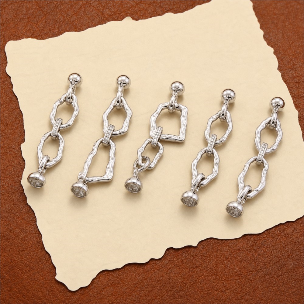 1 Stück 18k vergoldete, schlic – Jewelry Making Materials Bewertung und Preis