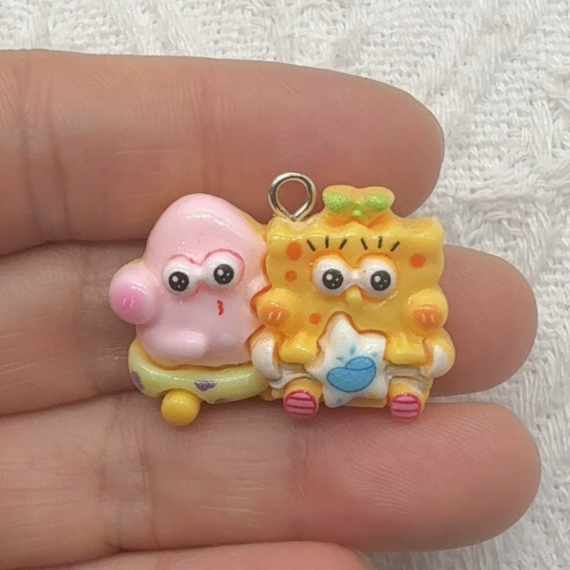 10 Stück Cartoon-Harzanhänger, – Jewelry Making Party Bewertung und Preis