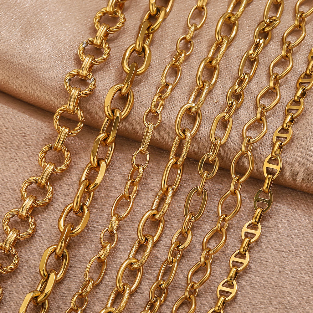 1 Meter Edelstahl-Großketten,  – Jewelry Making Gold Wire Bewertung und Preis