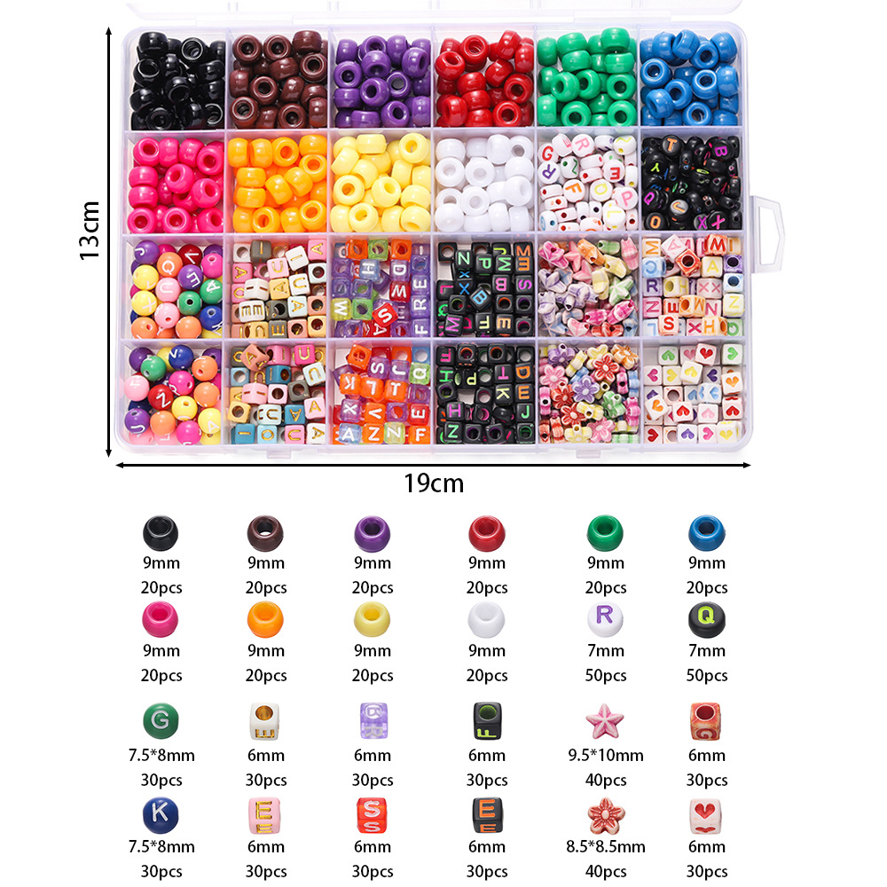 1 Box Bunte Acryl-Pony-Perlen, – Jewelry Making Online Bewertung und Preis