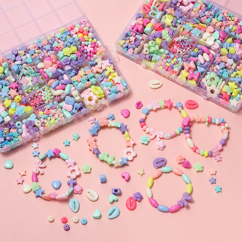 1 Box Bunte Acryl-Pony-Perlen, – Jewelry Making Online Bewertung und Preis