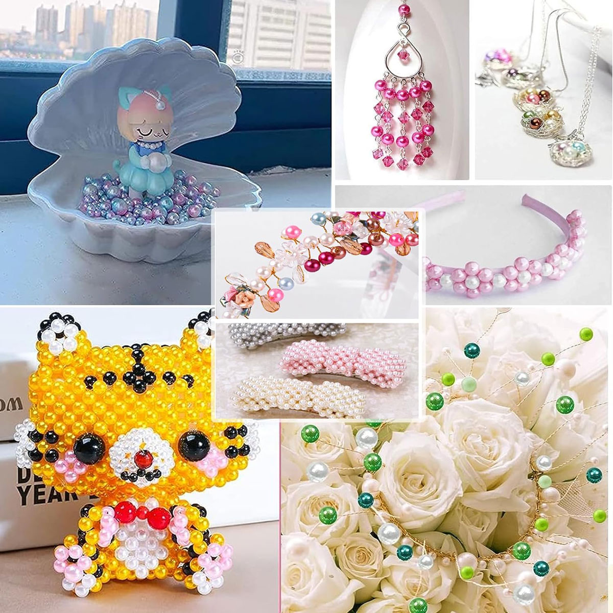 2400 Stück Perlenschmuck mit 4 – Jewelry Making Online Bewertung und Preis